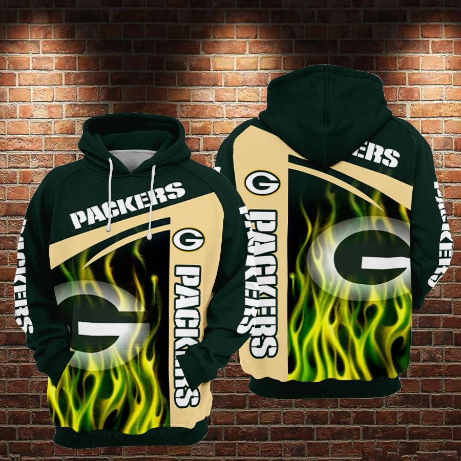 Green Bay Packers 3D Printed Hoodie/Zipper Hoodie