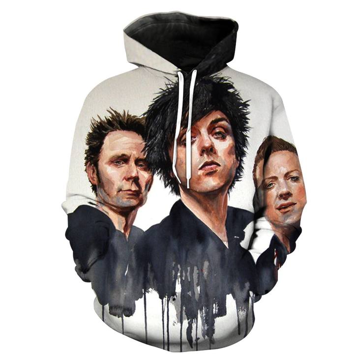 Green Day Band 3D Printed Hoodie/Zipper Hoodie