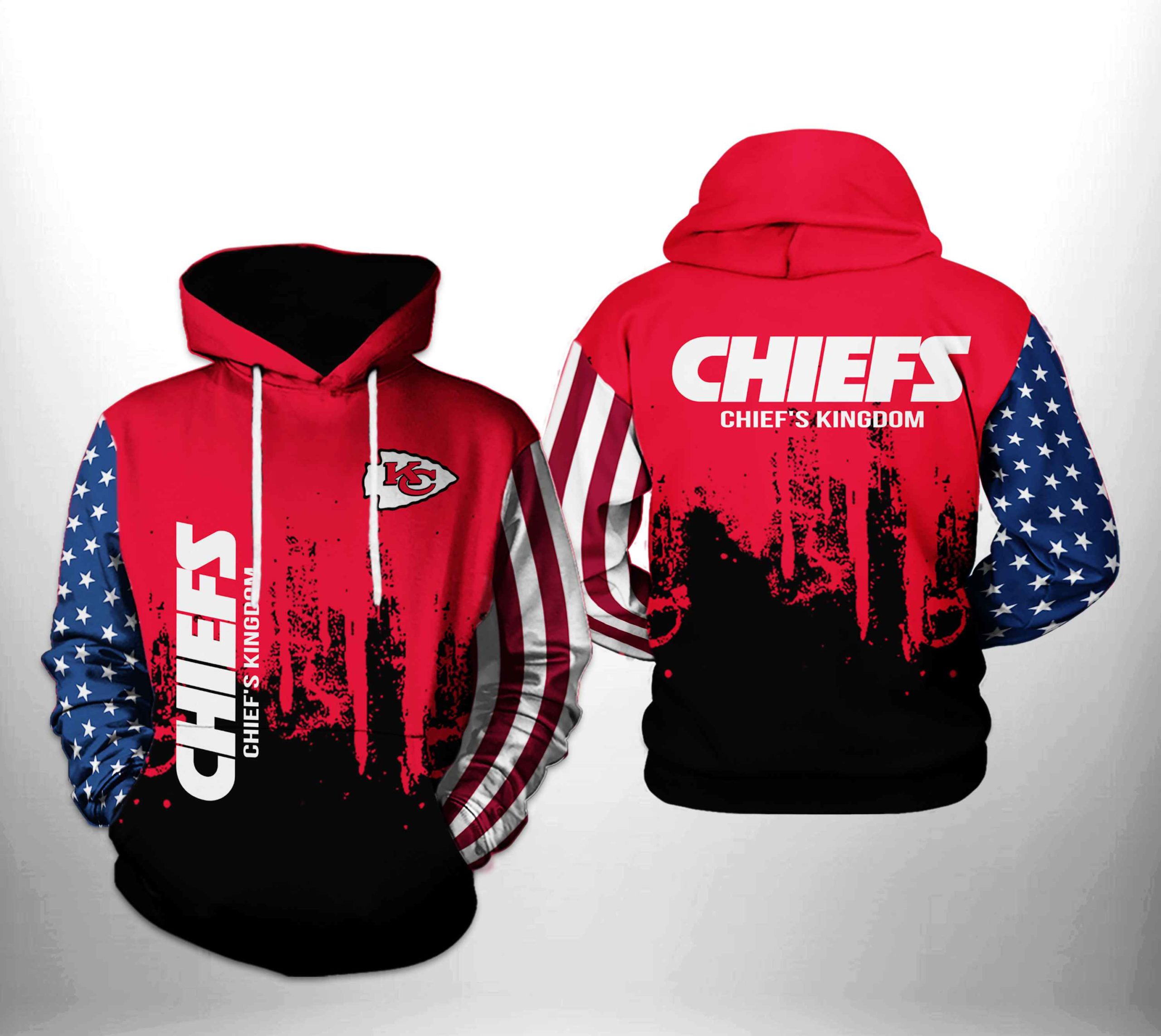 Kansas City Chiefs NFL Team US 3D Printed Hoodie/Zipper Hoodie