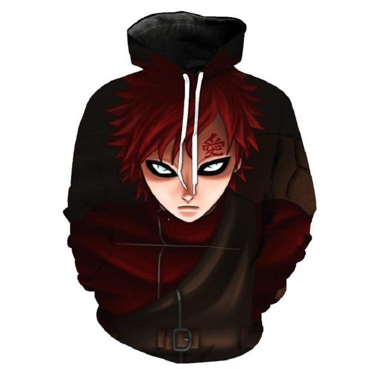 Naruto Gaara 3D Printed Hoodie/Zipper Hoodie