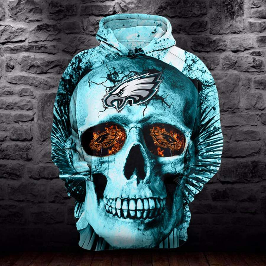 Nfl Philadelphia Eagles 3D Printed Hoodie/Zipper Hoodie