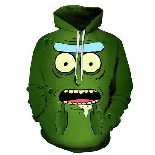 Rick And Morty 3D Printed Hoodie/Zipper Hoodie