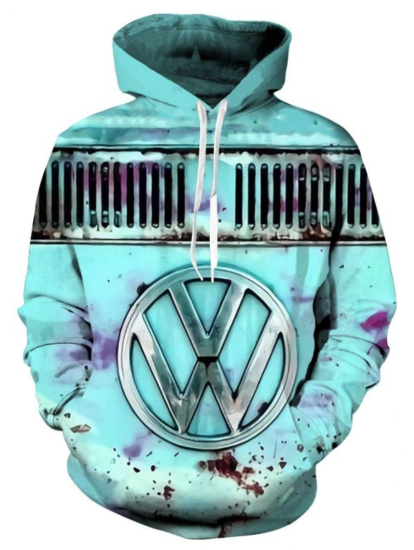 Volkswagen Bus 3D Printed Hoodie/Zipper Hoodie