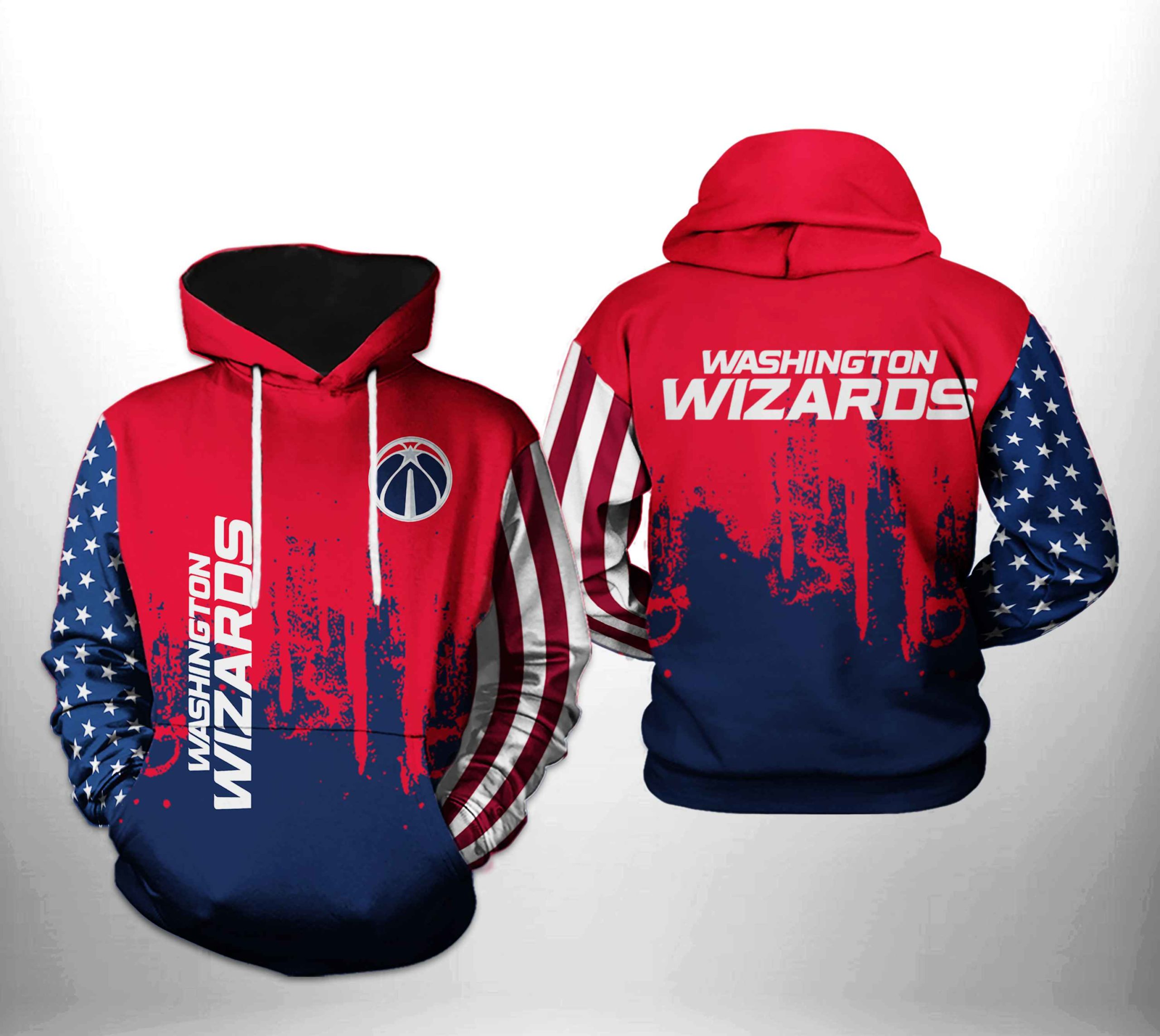 Washington Wizards NBA Team US 3D Printed Hoodie/Zipper Hoodie