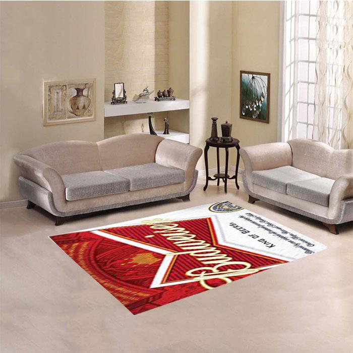 Budweiser Can King Of Beer Living Room Rug Carpet