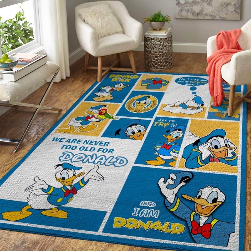 Donald Duck living room rugs carpet