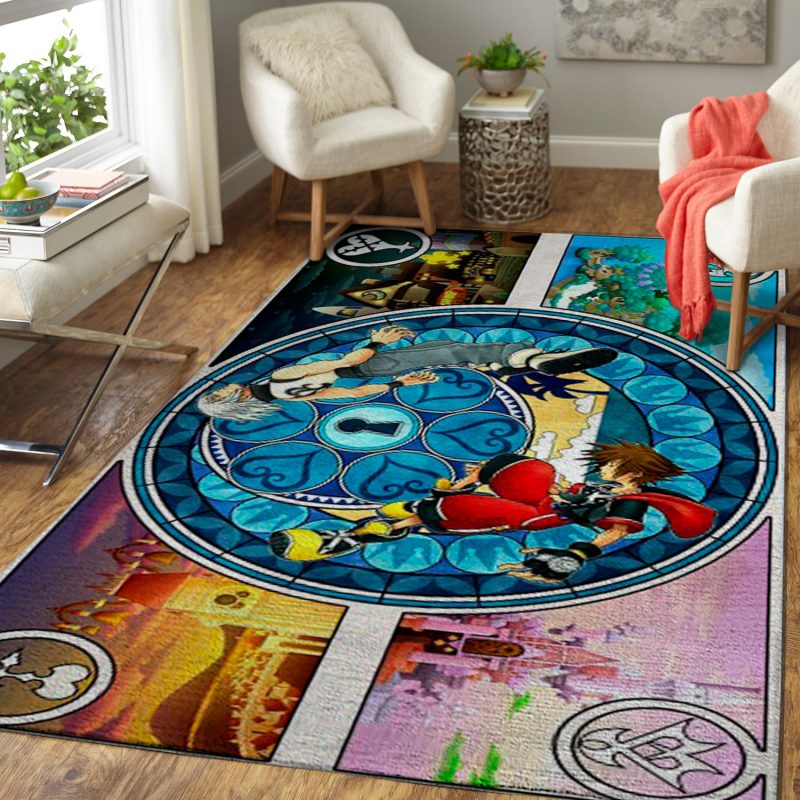 Kingdom Hearts Game Living Room Rug Carpet 4