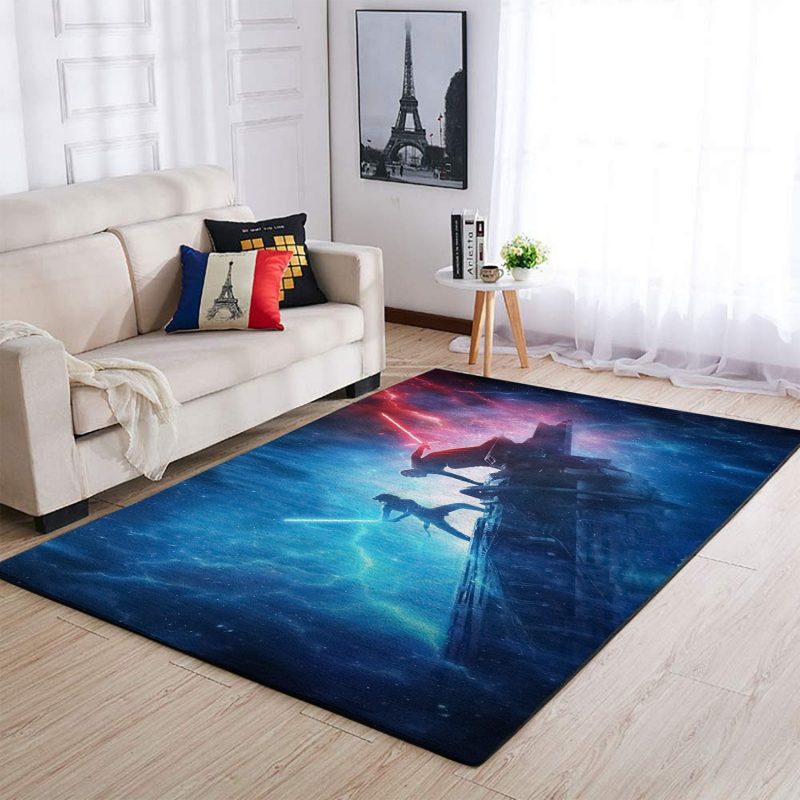 Kylo Ren And Rey Star Wars Living Room Rugs Carpet