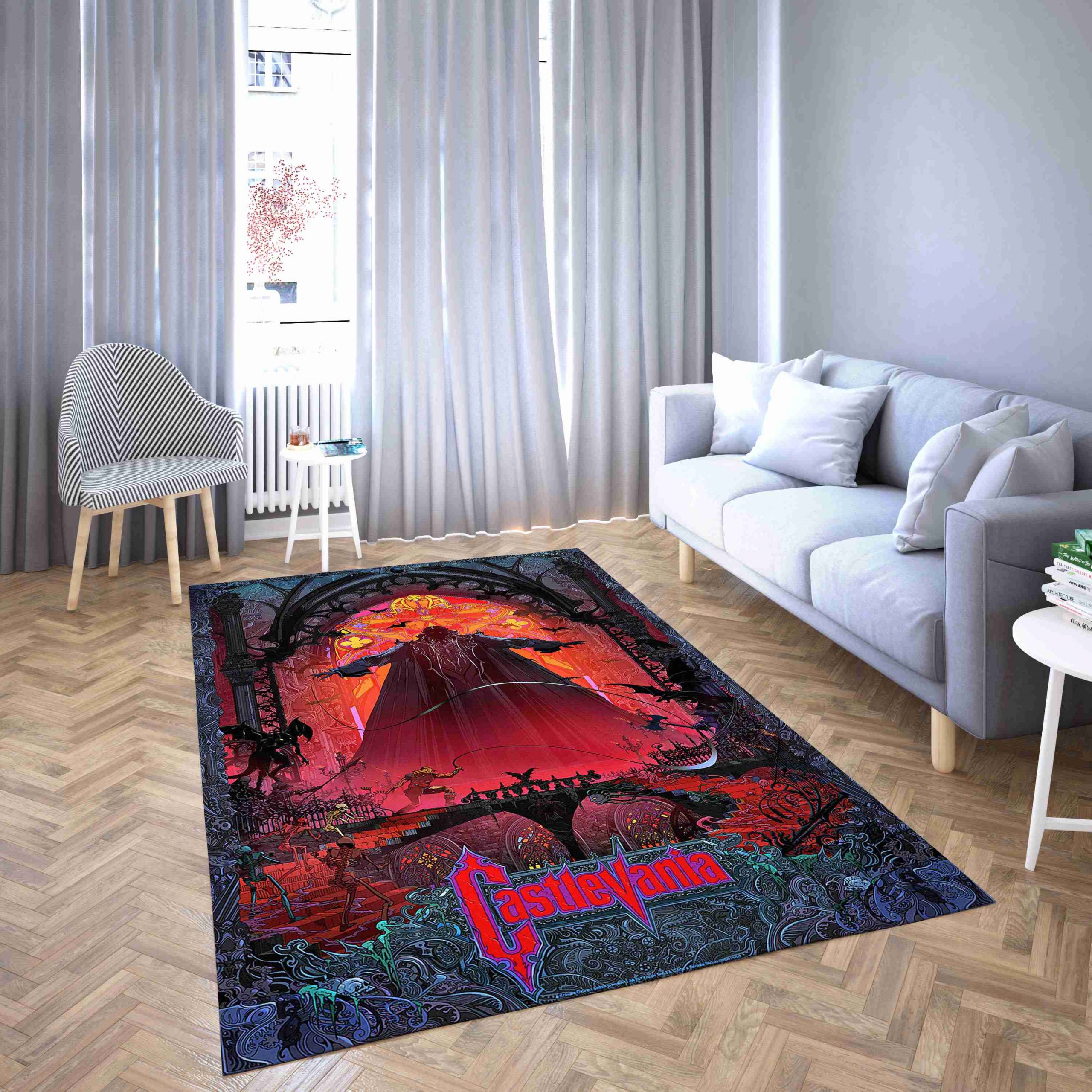 Le Castle Vania Living Room Rug Carpet