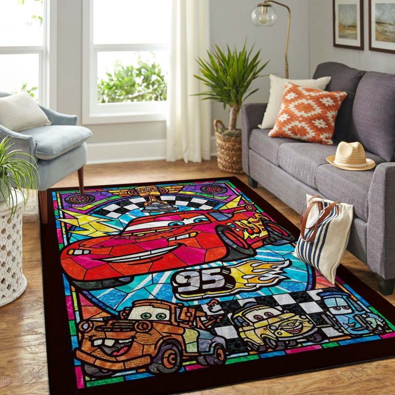 Lightning Mcqeen Disney Living Room Rugs Carpet