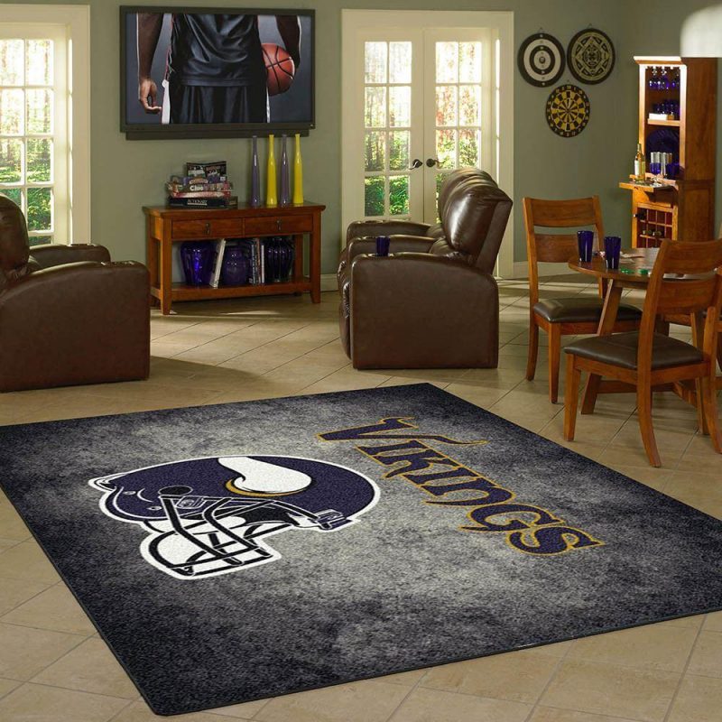 Minnesota Vikings Nfl Carpet Living Room Rugs