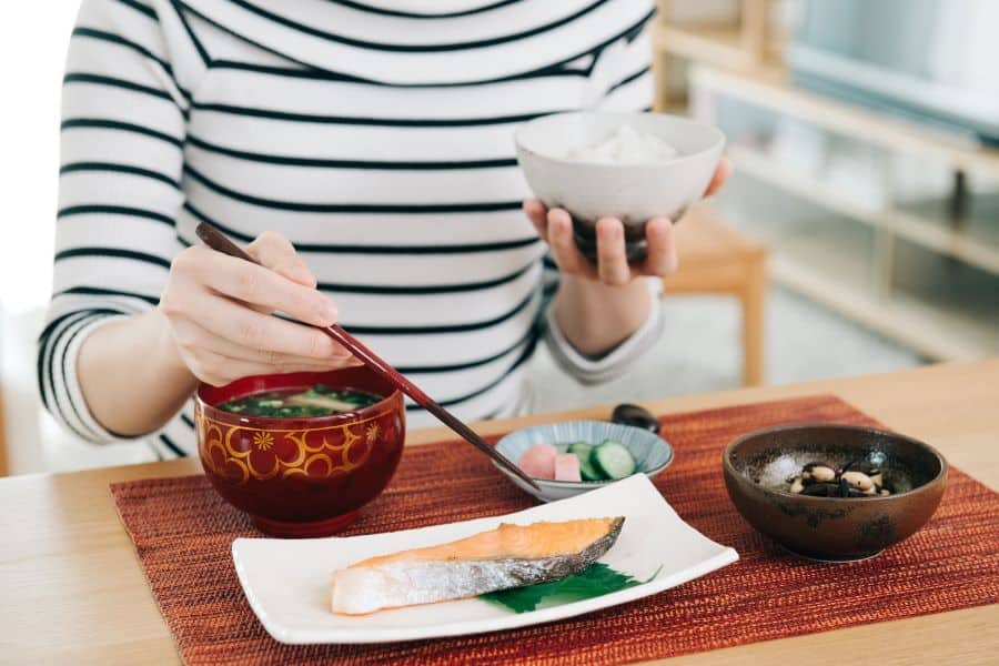 Traditional Japanese Table Setting. Japanese Table Manners