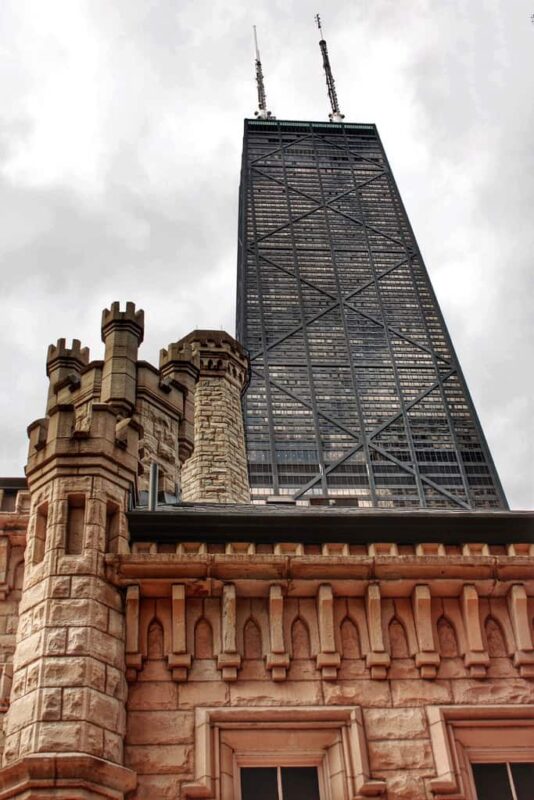 FOTO FRIDAY: OLD WATER TOWER AND JOHN HANCOCK BUILDING