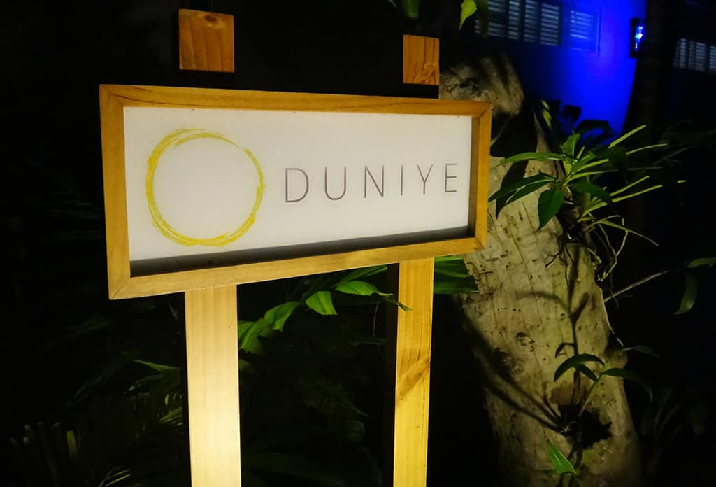 DINING AT DUNIYE