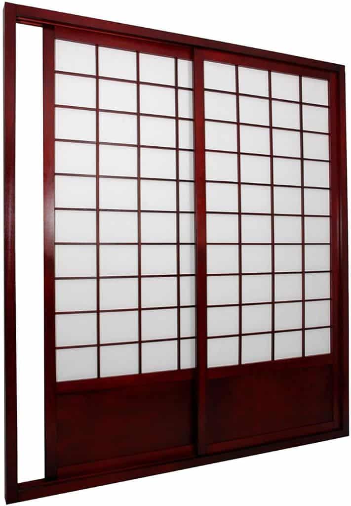 Oriental Furniture 7 ft. Tall Zen Japanese Shoji Screen Sliding Door