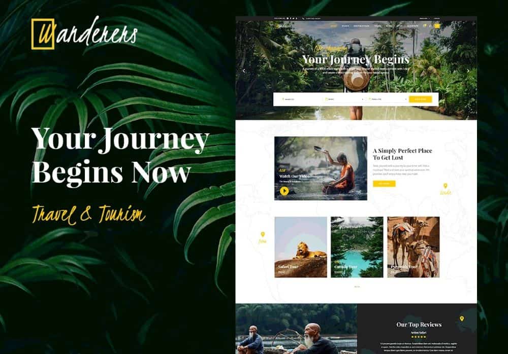 Wanderers – Adventure Travel & Tourism Wordpress Theme