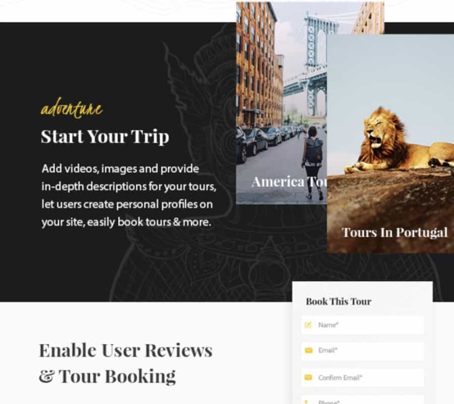 wanderers adventure travel & tourism theme nulled