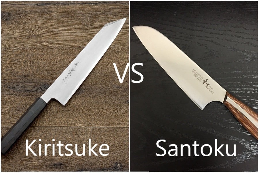 Japanese Kiritsuke vs Santoku Knife - What is the difference?