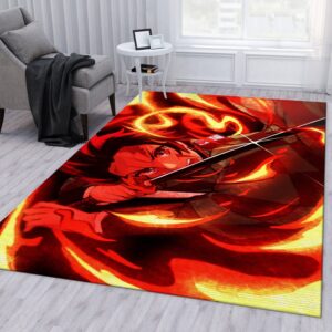 Anime Demon Slayer V3 Rug Bedroom Rug Floor Decor Home Decor