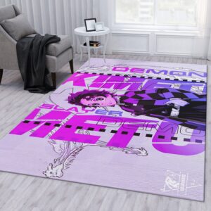 Anime Demon Slayer V7 Area Rug For Christmas Bedroom Rug Floor Decor Home Decor