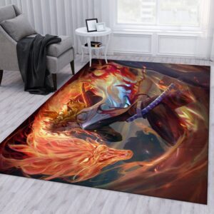 Anime Demon Slayer V8 Area Rug Living Room Rug Christmas Gift US Decor