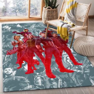 Avengers And Guardians Movie Area Rug Living Room Rug US Gift Decor
