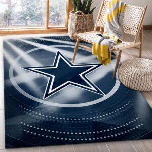Dallas Cowboys NFL Rug Bedroom Rug Floor Decor Home Decor