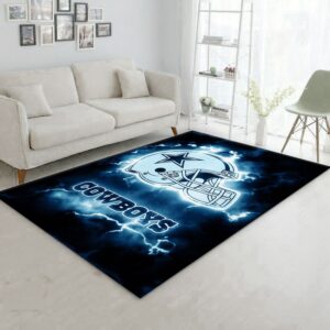 Dallas Cowboys Nfl Area Rug For Christmas Bedroom Rug Home US Decor