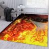 Demon Slayder Anime V8 Rug Bedroom Rug Christmas Gift US Decor