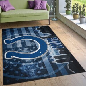 Indianapolis Colts Nfl Area Rug For Christmas Living Room Rug US Gift Decor