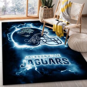 Jacksonville Jaguars NFL Rug Bedroom Rug Christmas Gift US Decor