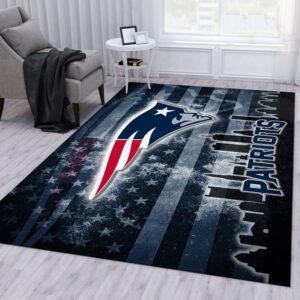 New England Patriots Nfl Area Rug For Christmas Living Room Rug US Gift Decor