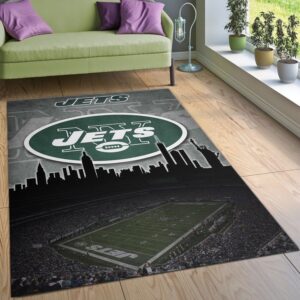 New York Jets NFL Area Rug Bedroom Rug Christmas Gift US Decor