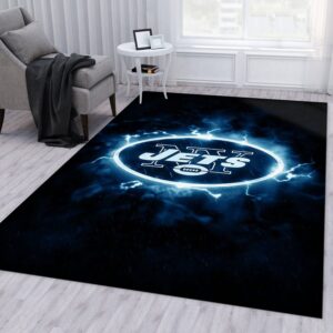 New York Jets Nfl Area Rug For Christmas Bedroom Rug Floor Decor Home Decor