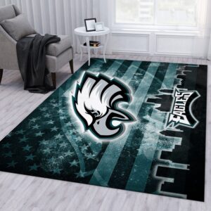 Philadelphia Eagles NFL Rug Bedroom Rug US Gift Decor