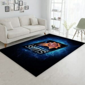 Phoenix Suns Nfl Area Rug For Christmas Living Room Rug Floor Decor Home Decor