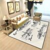 Paris Sidney Berlin London Retro Area Rug
