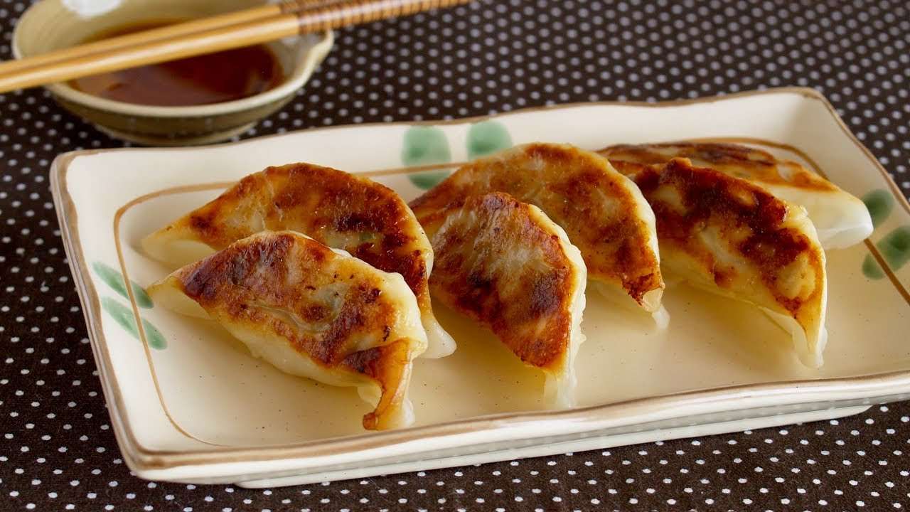 What Is Japanese Fried Gyoza - Yaki Gyoza? Pan Fried Gyoza Recipe