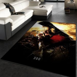 300 Area Rug Movie Rug US Gift Decor