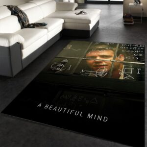 A Beautiful Mind Rug Movie Rug Family Gift US Decor