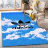 Adidas Logo Rug Fashion Brand Rug Christmas Gift US Decor