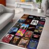 Aerosmith Albums Living Room Music Band Area Rugs