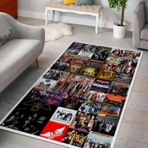 Aerosmith Living Room Area Rug Carpet