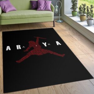 Air Arya Doodle Jordan Area Rug For Christmas Bedroom Rug Floor Decor Home Decor