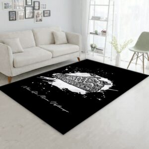 Air More Uptempo Doodle Area Rug For Christmas Living Room Rug Family Gift US Decor