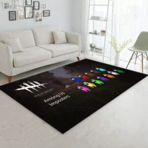 Among Us Ver5 Gaming Area Rug Living Room Rug Home US Decor