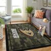 Anaheim Ducks Nhl Team Logo Camo Style Nice Gift Home Decor Rectangle Area Rug