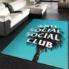 Anti Social Club Area Rugs Fashion Brand Rug Christmas Gift US Decor