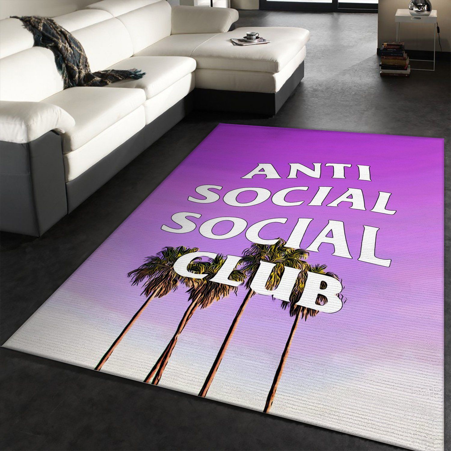 Anti Social Club Rug Living Room Rug Floor Decor Home Decor