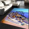 Anti Social Social Club Area Rug Living Room Rug Christmas Gift US Decor